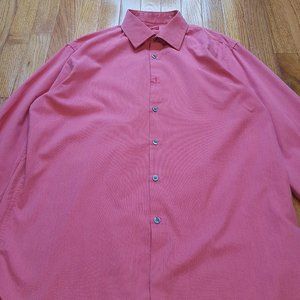 Alfani Pink Men's Button Up - Large